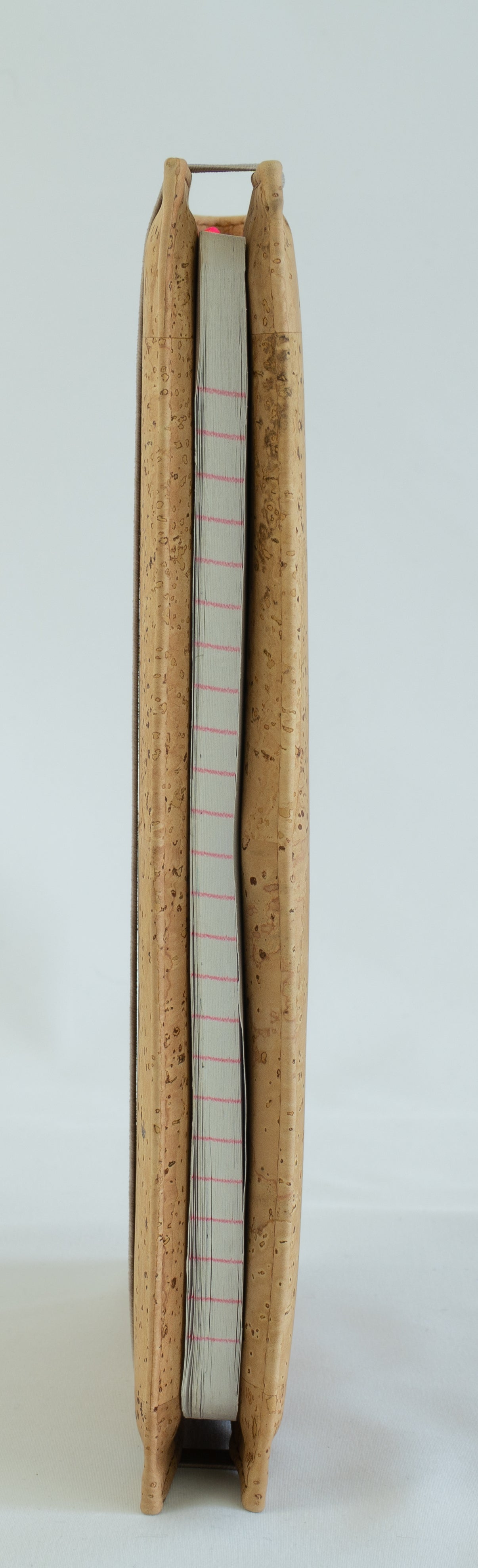 Natural cork book cover