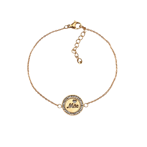 Mãe Bracelet Rhinestones
