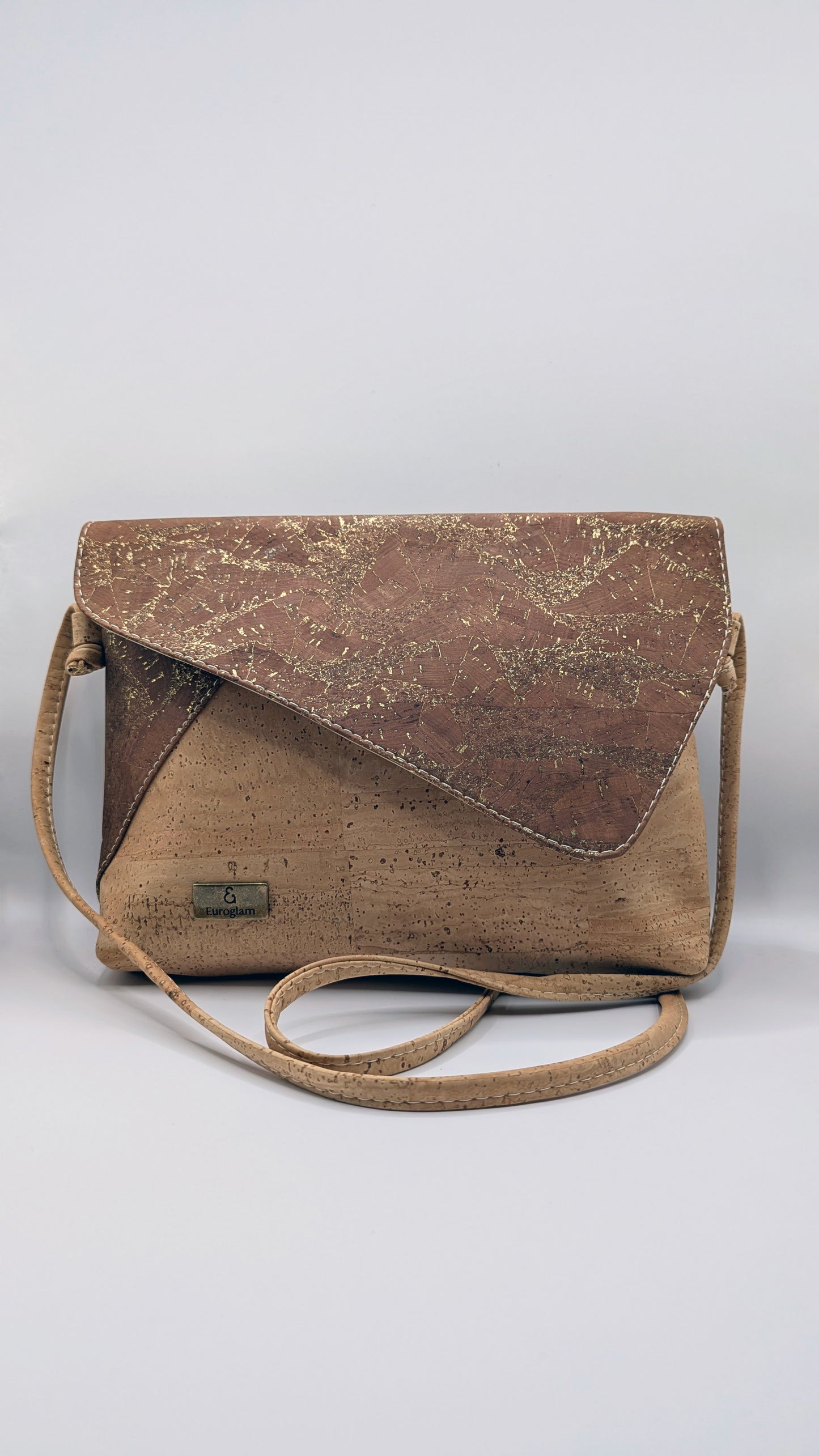 Golden Luxe Crossbody Clutch