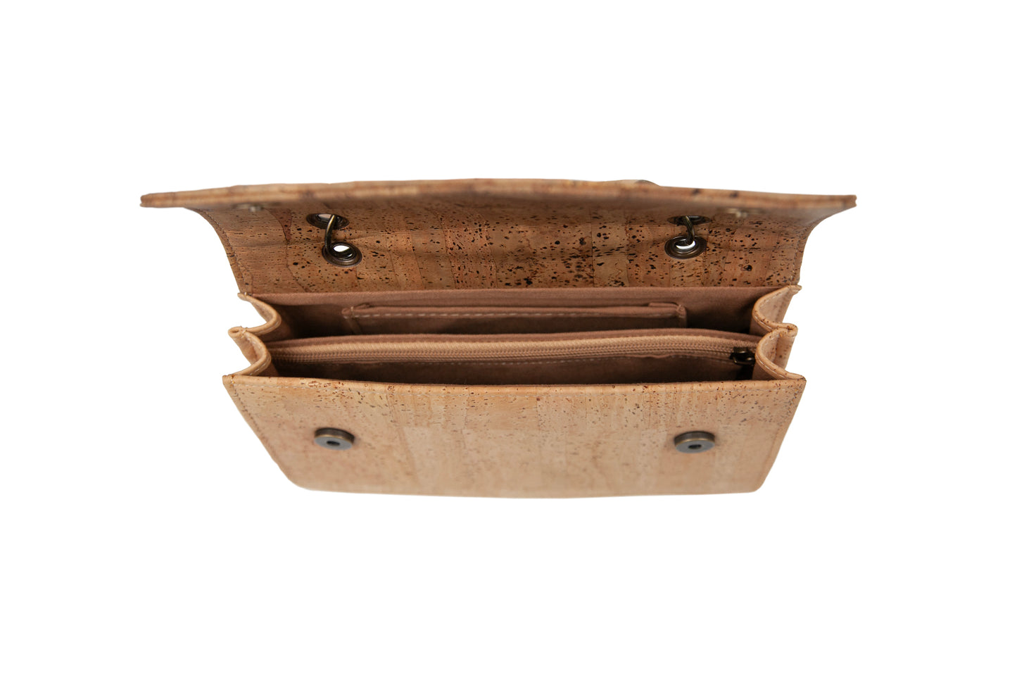 Classic Natural Cork Top-Handle Mini Bag