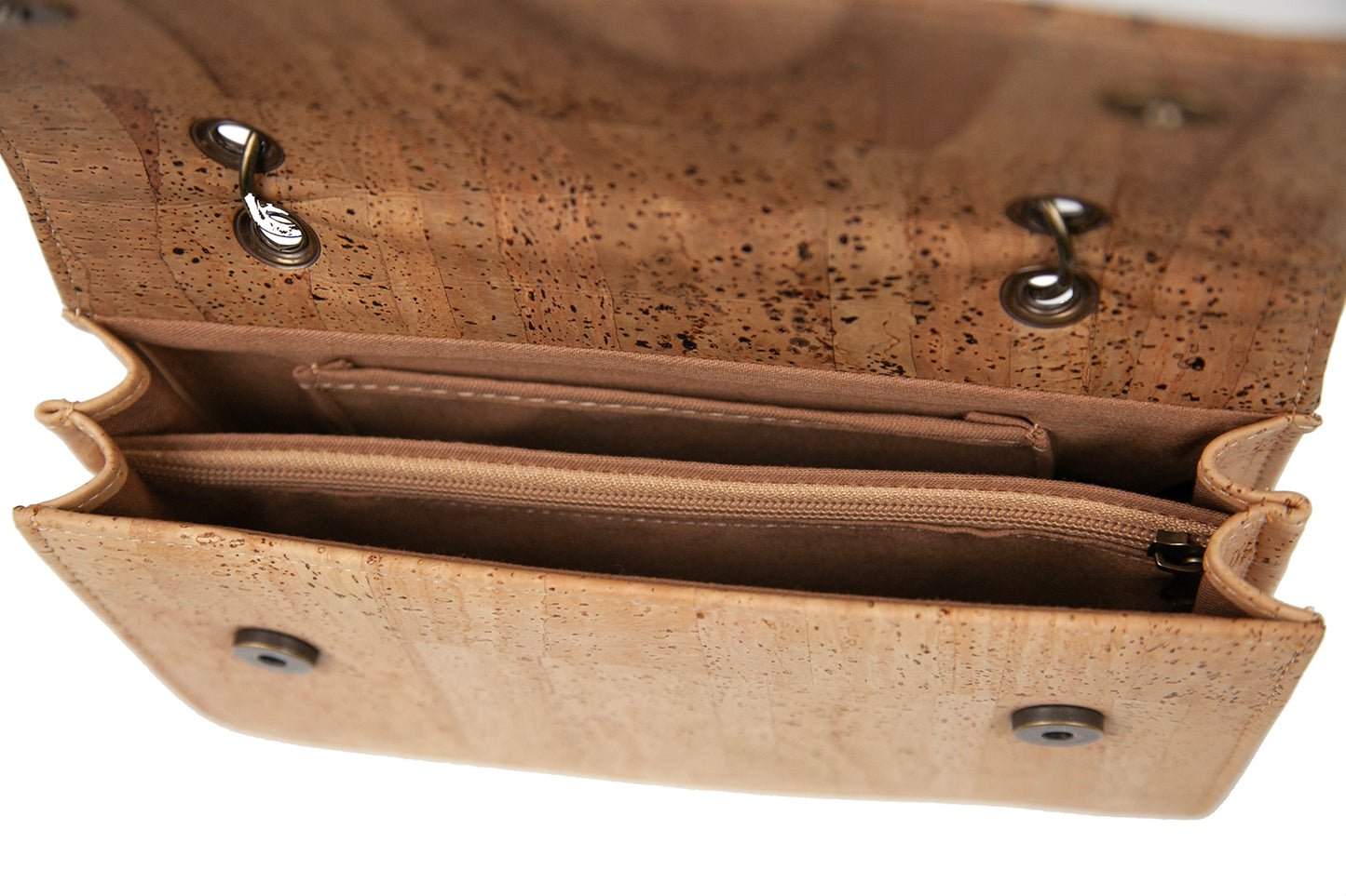 Classic Natural Cork Top-Handle Mini Bag