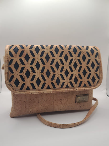 Lattice Cork Crossbody