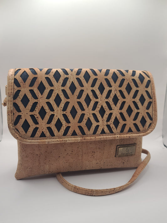 Lattice Cork Crossbody