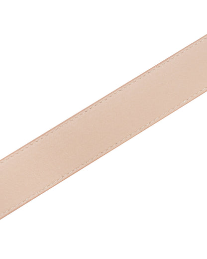 Natural Cork Men's Belt with Thick Black Metal Buckle