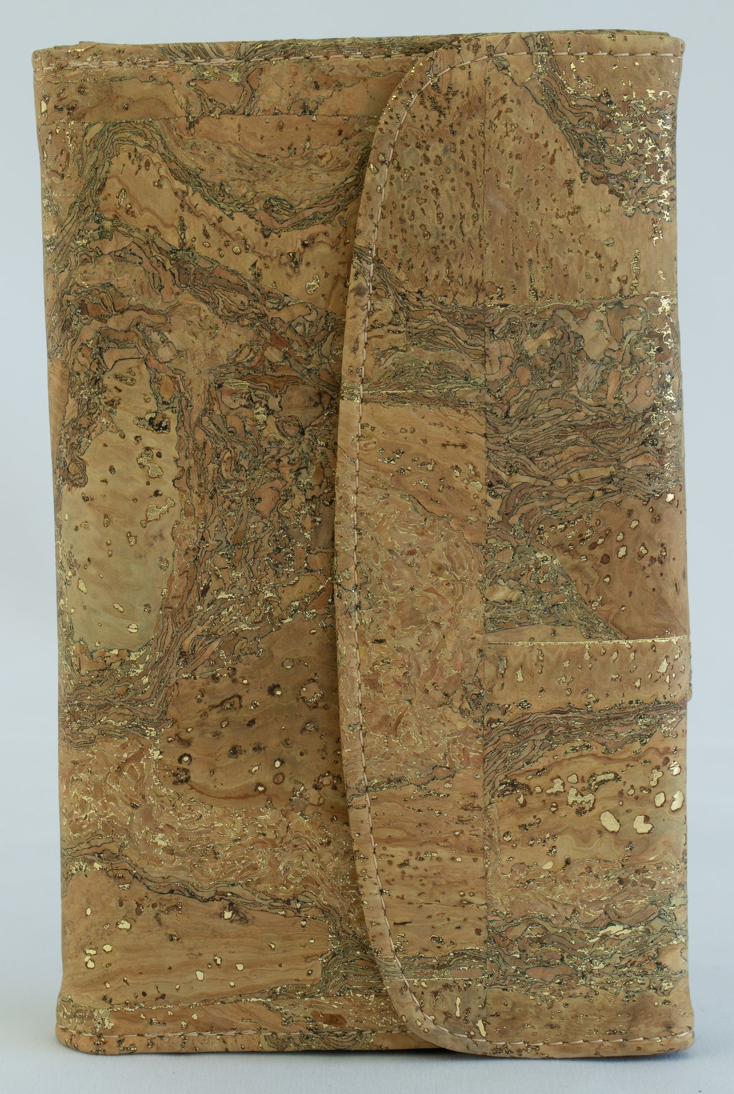 Earthy-Gold marble large women's wallet