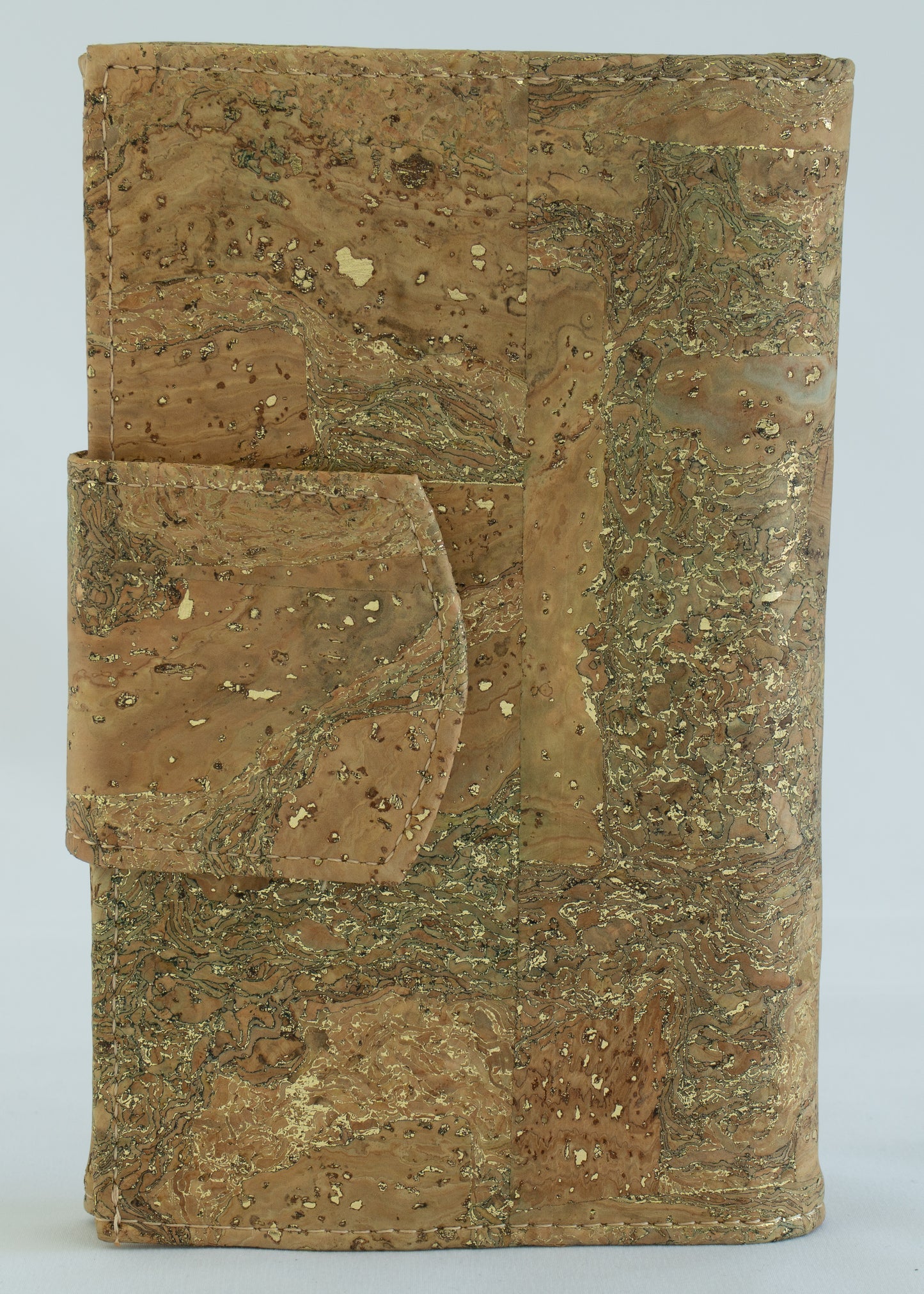 Earthy-Gold marble large women's wallet
