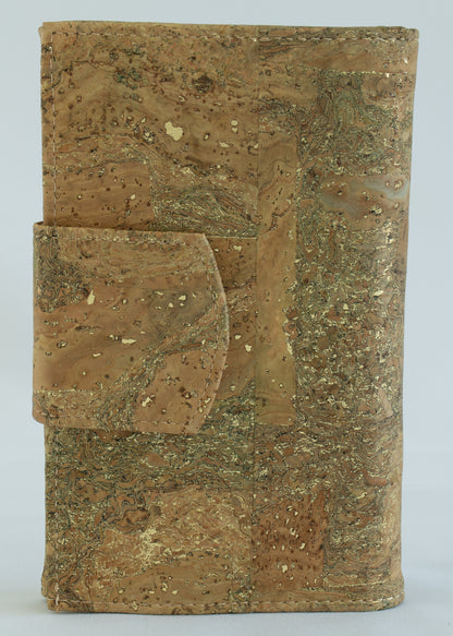 Earthy-Gold marble large women's wallet