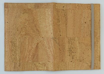 Natural cork book cover