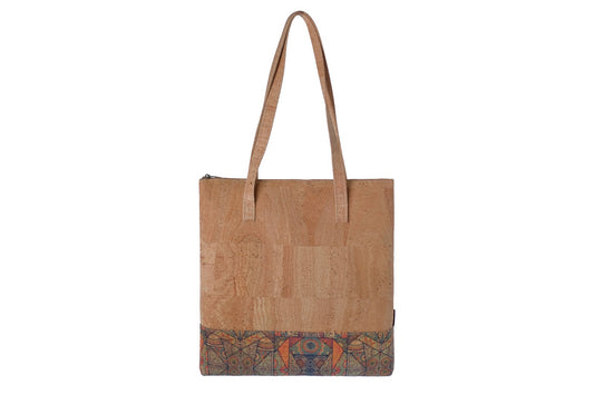 Cork Tote with Artistic Flair