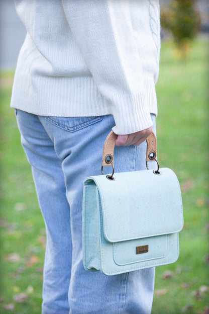 Cork Mini Top-Handle Bag