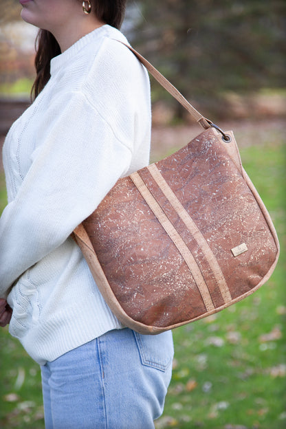 Alma Cork Shoulder Bag