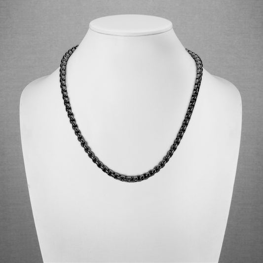 Stainless Steel Necklace Black tone