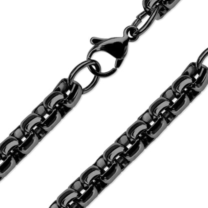 Stainless Steel Necklace Black tone