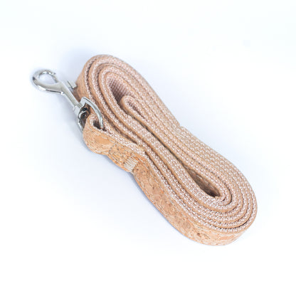 Cork Dog Harness & Leash Set For Small Dogs