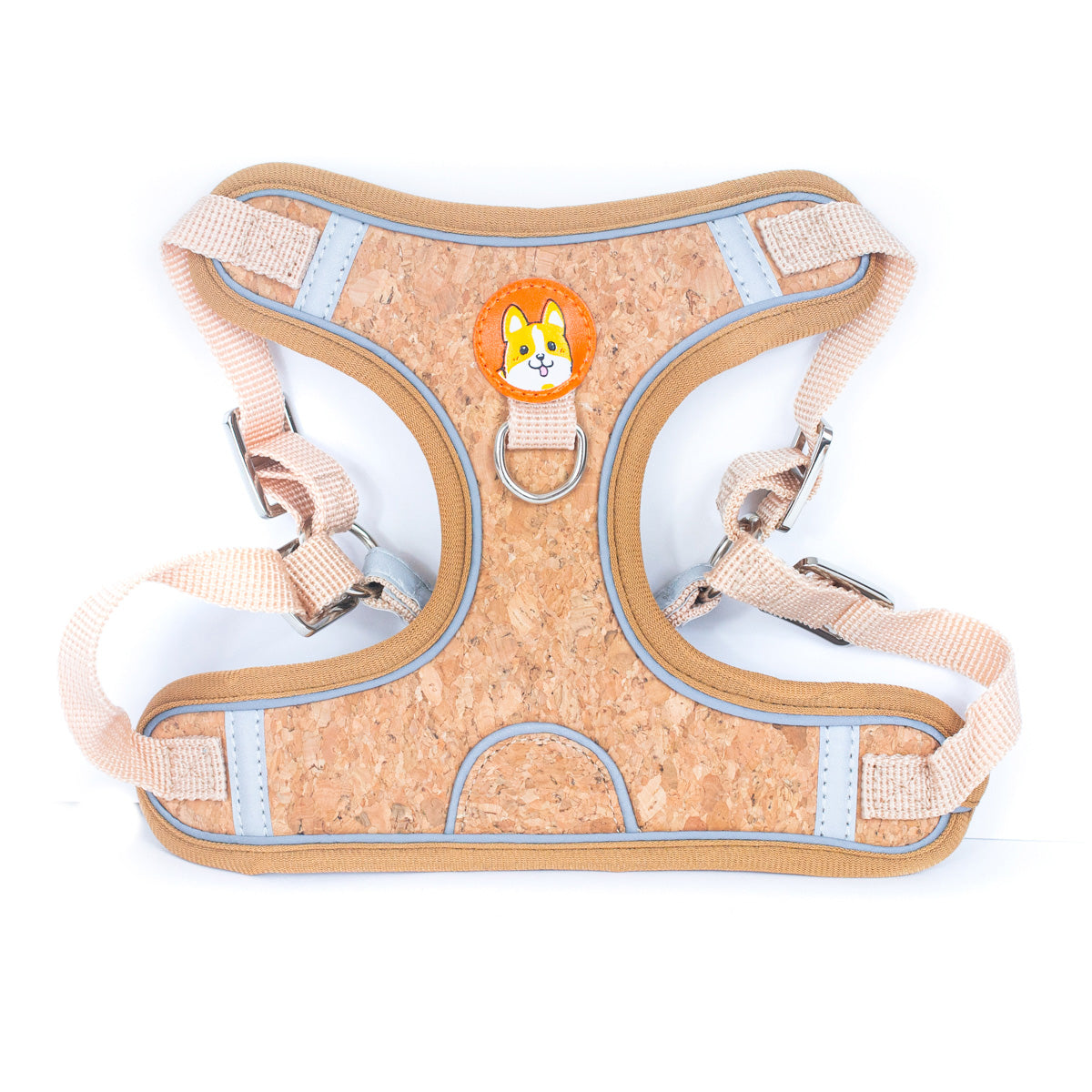 Cork Dog Harness & Leash Set For Small Dogs