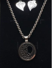 Stainless Steel Filigrana Love