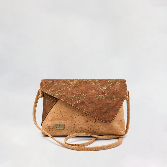 Golden Luxe Crossbody Clutch