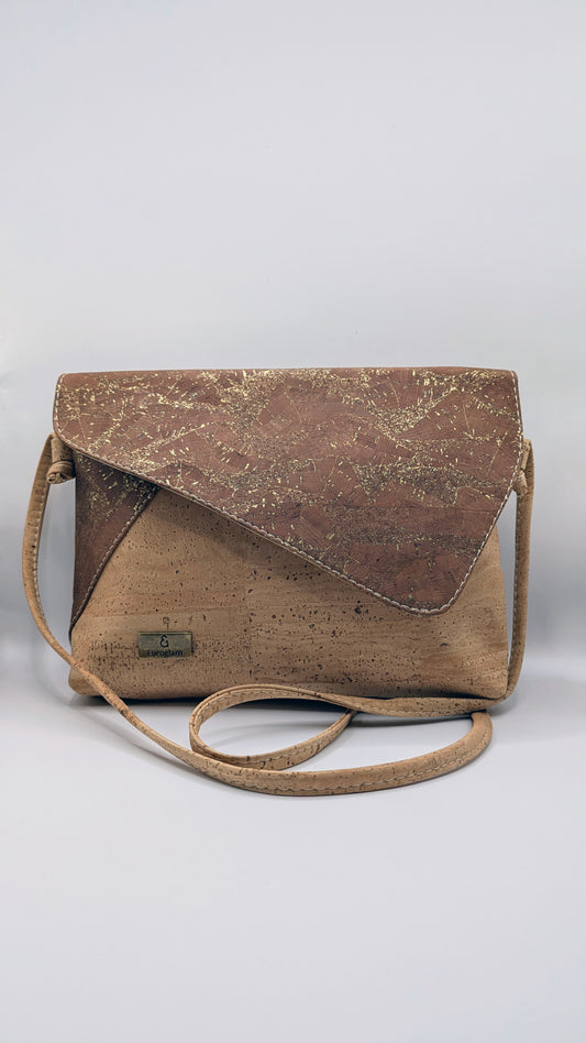 Golden Luxe Crossbody Clutch