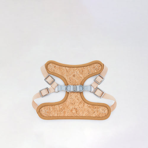 Cork Dog Harness & Leash Set For Small Dogs