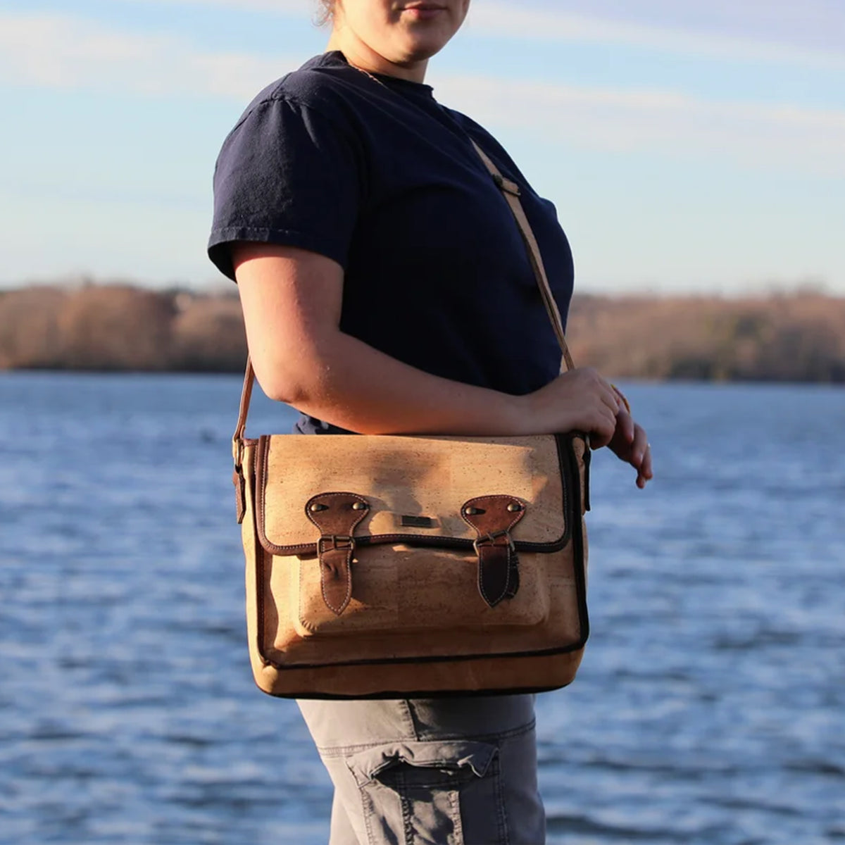 Cork Satchel/Messenger bag