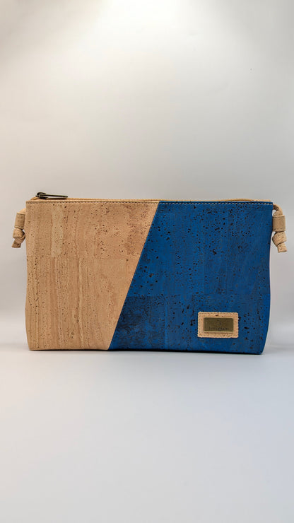 Cork Single zipper Crossbody
