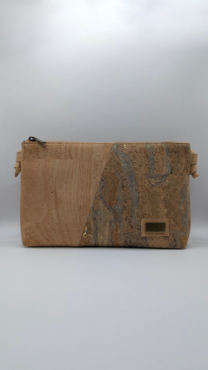 Cork Single zipper Crossbody